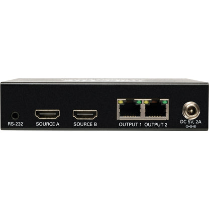 Commutateur répartiteur de matrice HDMI 2 x 2 sur Cat5/Cat6 Tripp Lite par Eaton B126-2X2 B126-2X2