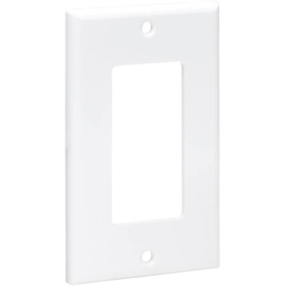 Plaque frontale simple Tripp Lite par Eaton, style Decora - verticale, blanche N042D-100-WH