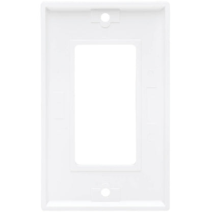 Plaque frontale simple Tripp Lite par Eaton, style Decora - verticale, blanche N042D-100-WH