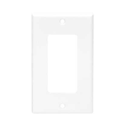 Plaque frontale simple Tripp Lite par Eaton, style Decora - verticale, blanche N042D-100-WH