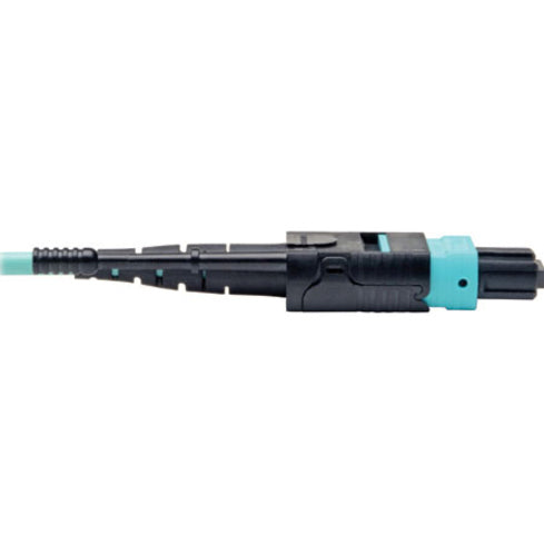 Tripp Lite by Eaton 1 Meter MTP / MPO Patch Cable, 12 Fiber, 40GbE Aqua OM3 Plenum N844-01M-12-P