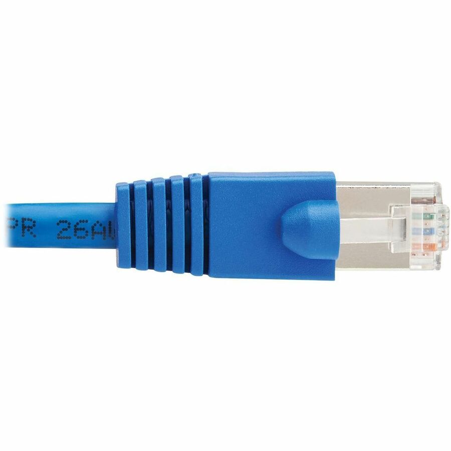 Câble Ethernet SSTP Cat8 40G sans accroc Tripp Lite par Eaton (RJ45 M/M), PoE, bleu, 0,9 m (3 pi) N272-F03-BL