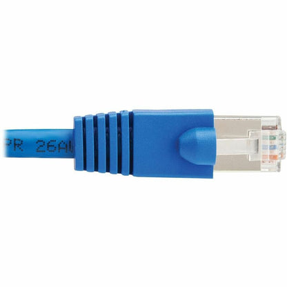 Câble Ethernet SSTP Cat8 40G sans accroc Tripp Lite par Eaton (RJ45 M/M), PoE, bleu, 0,9 m (3 pi) N272-F03-BL