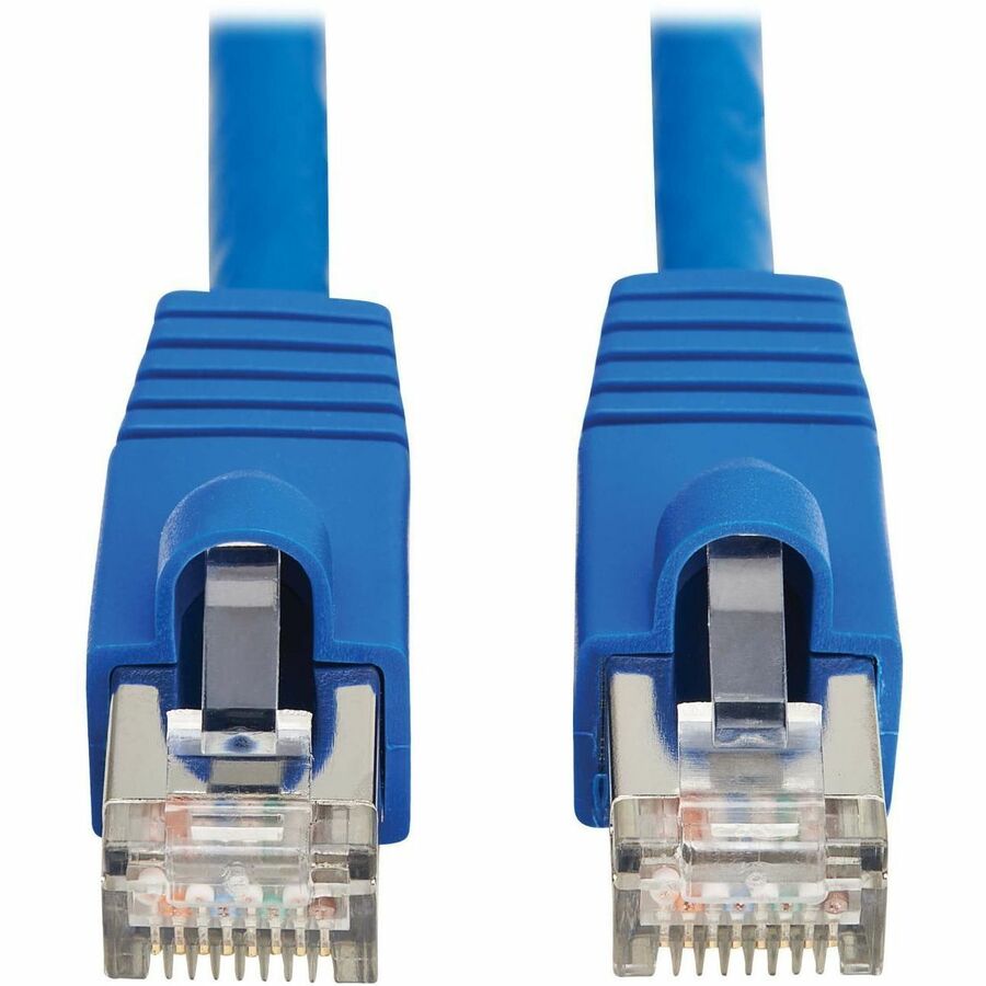 Câble Ethernet SSTP Cat8 40G sans accroc Tripp Lite par Eaton (RJ45 M/M), PoE, bleu, 0,9 m (3 pi) N272-F03-BL
