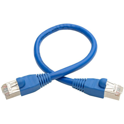 Câble de raccordement bleu Cat6a de 1 pi de Tripp Lite par Eaton N262-001-BL