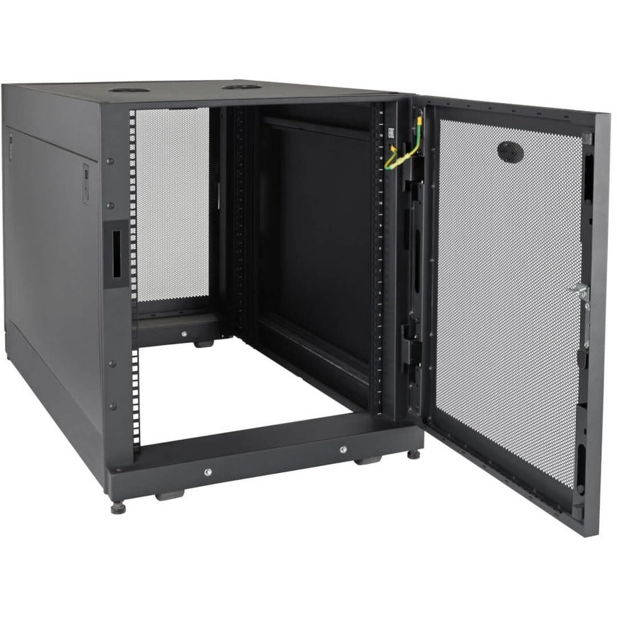 Rack de serveur profond SmartRack 14U de Tripp Lite par Eaton - Profondeur de 42 po, portes et panneaux latéraux inclus SR14UBDP