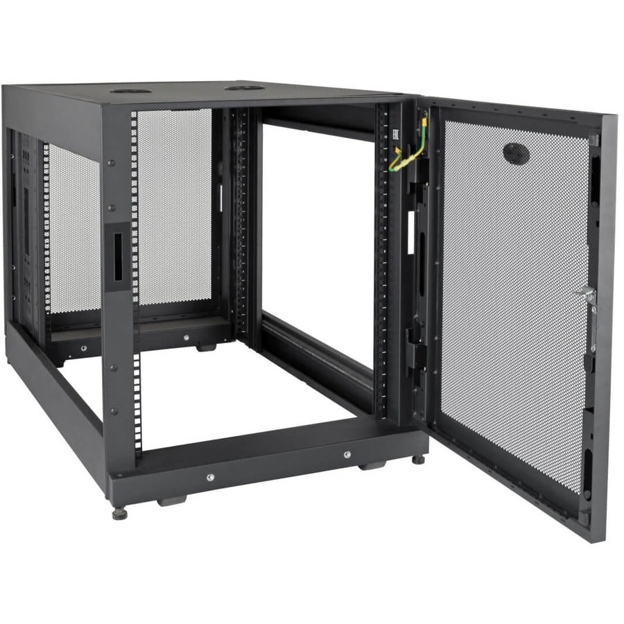 Rack de serveur profond SmartRack 14U de Tripp Lite par Eaton - Profondeur de 42 po, portes et panneaux latéraux inclus SR14UBDP