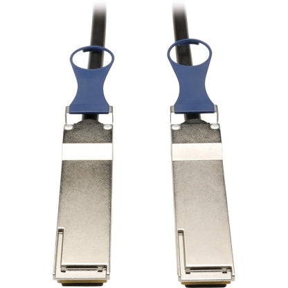 Câble Infiniband en cuivre DAC passif QSFP+ vers QSFP+ 40 Go Tripp Lite par Eaton, 0,5 m (20 po) N282-20N-BK