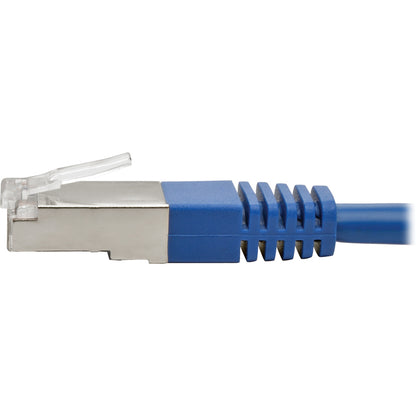Tripp Lite by Eaton Cat5e 350 MHz Molded Shielded STP Patch Cable (RJ45 M/M), Blue, 15 ft N105-015-BL