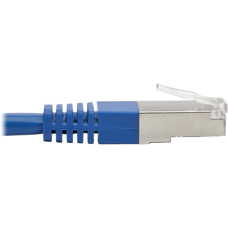 Tripp Lite by Eaton Cat5e 350 MHz Molded Shielded STP Patch Cable (RJ45 M/M), Blue, 15 ft N105-015-BL