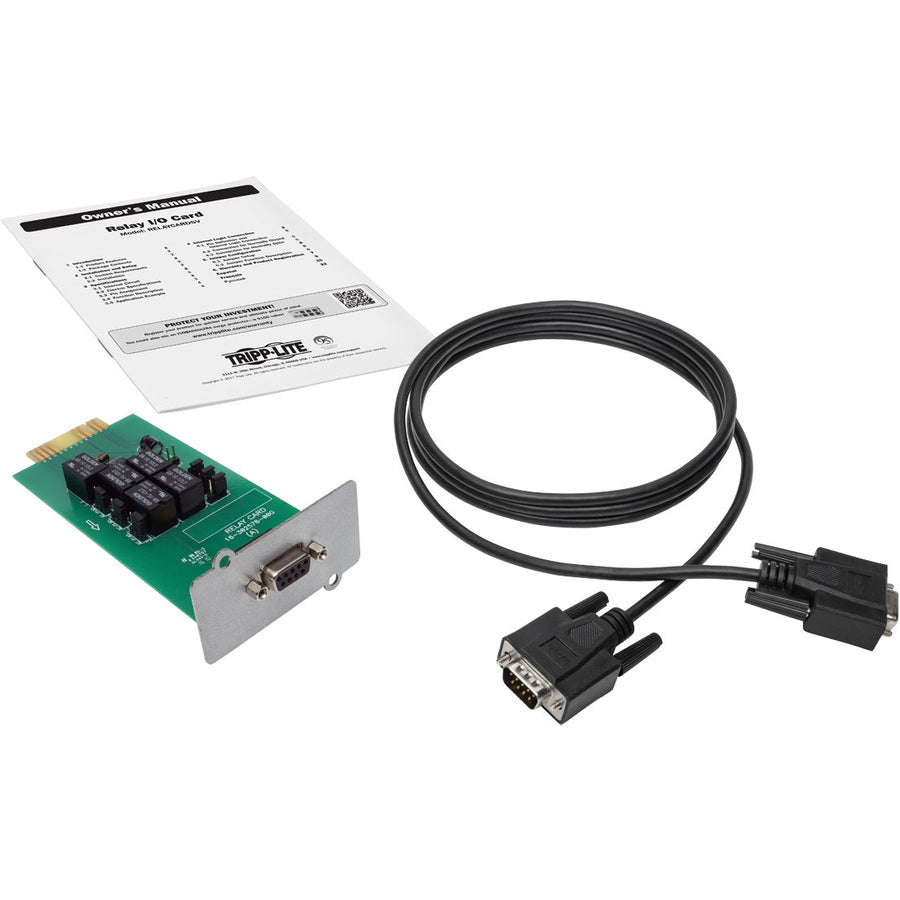 Carte d'E/S de relais programmable Tripp Lite par Eaton pour les systèmes d'onduleurs Tripp Lite SVTX, SVX et SV RELAYCARDSV