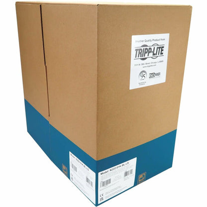 Câble Ethernet UTP Cat6 1G à âme solide Tripp Lite par Eaton, LSZH, bleu, 305 m (1 000 pi) N222-01K-BL-LS