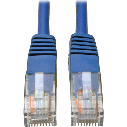 Tripp Lite by Eaton Cat5e 350 MHz Molded UTP Patch Cable (RJ45 M/M), Blue, 75 ft. N002-075-BL