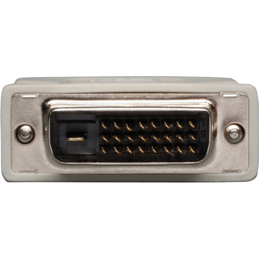 Adaptateur de câble vidéo double liaison Tripp Lite DVI-I femelle vers DVI-D mâle DVI-I vers DVI-D F/M P118-000