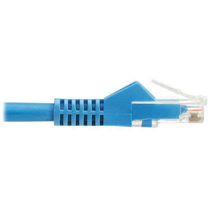 Câble Ethernet UTP moulé Cat6 Gigabit sans accroc Tripp Lite by Eaton (RJ45 M/M), PoE, LSZH, bleu, 4 m N201L-04M-BL