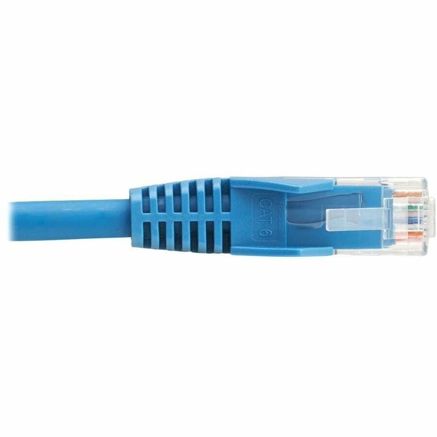 Câble Ethernet UTP moulé Cat6 Gigabit sans accroc Tripp Lite by Eaton (RJ45 M/M), PoE, LSZH, bleu, 4 m N201L-04M-BL