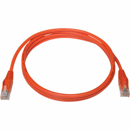 Câble de raccordement UTP moulé anti-accroc Cat5e 350 MHz Tripp Lite by Eaton (RJ45 M/M), orange, 6 pi. N001-006-OR