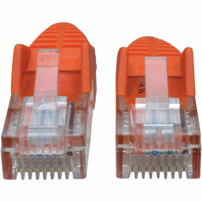 Câble de raccordement UTP moulé anti-accroc Cat5e 350 MHz Tripp Lite by Eaton (RJ45 M/M), orange, 6 pi. N001-006-OR