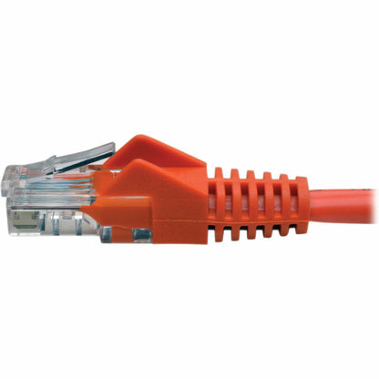 Câble de raccordement UTP moulé anti-accroc Cat5e 350 MHz Tripp Lite by Eaton (RJ45 M/M), orange, 6 pi. N001-006-OR