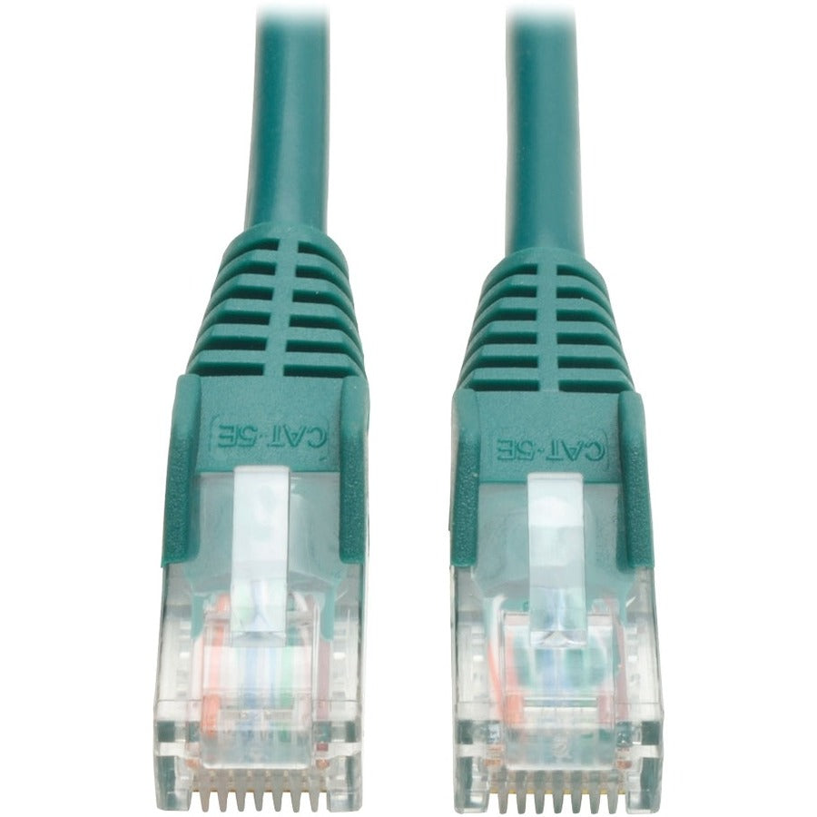 Tripp Lite by Eaton 20-ft. Cat5e 350MHz Snagless Molded Cable (RJ45 M/M) - Green N001-020-GN