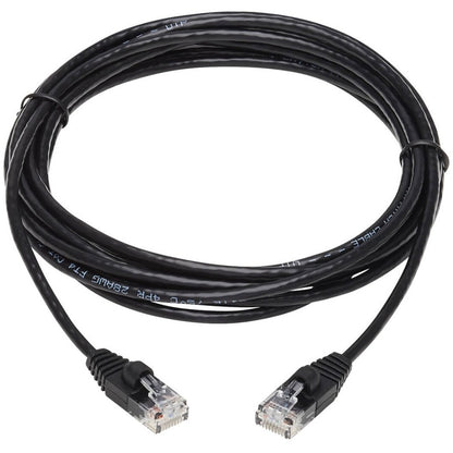 Câble de raccordement réseau UTP moulé Cat6a 10G anti-accroc Tripp Lite by Eaton (M/M), noir, 10 pi. N261-S10-BK