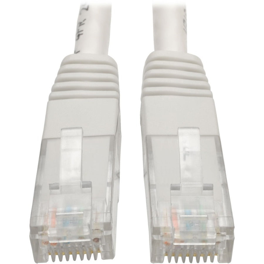 Câble de raccordement moulé Gigabit Cat6 Tripp Lite par Eaton (RJ45 M/M), blanc, 3 pi N200-003-WH