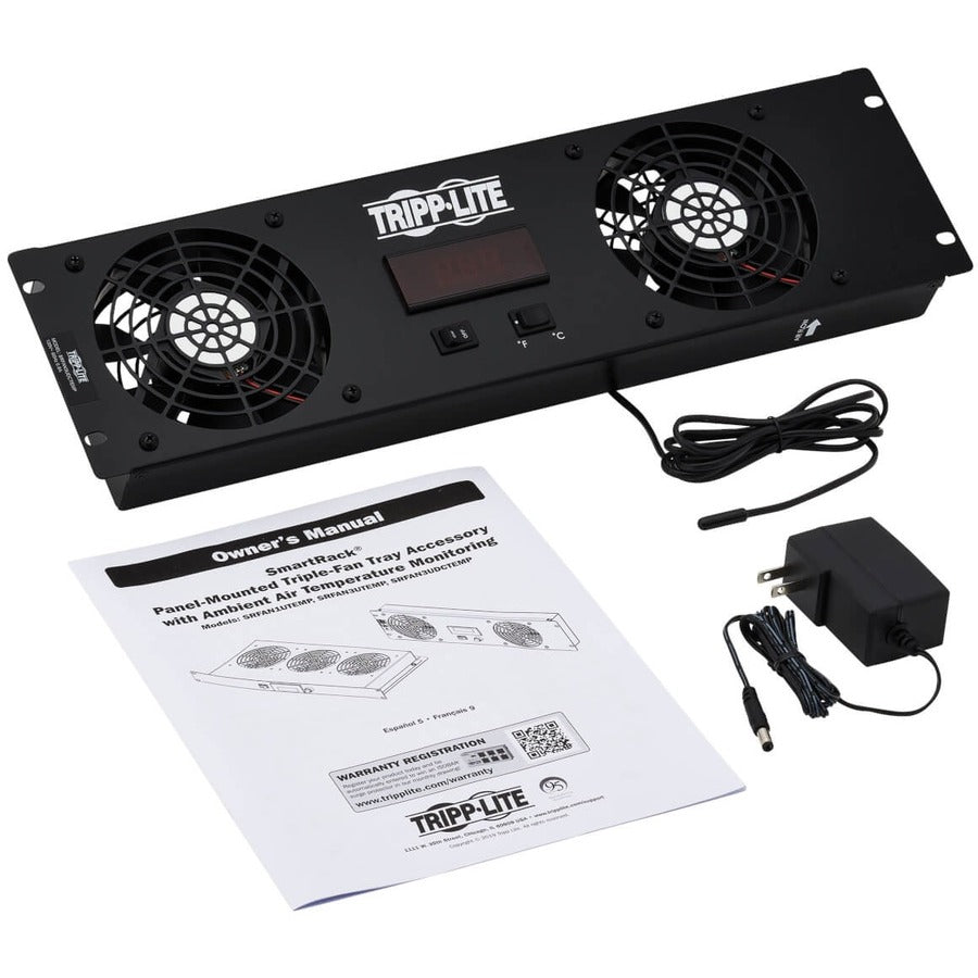Plateau de ventilateur Tripp Lite par Eaton SRFAN3UDCTEMP SRFAN3UDCTEMP