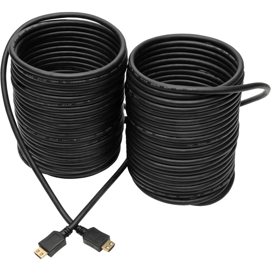 Câble HDMI haute vitesse Tripp Lite par Eaton, 50 pi, avec connecteurs de préhension - M/M, noir P568-050-BK-GRP