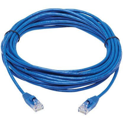 Câble de raccordement réseau UTP moulé Cat6a 10G anti-accroc Tripp Lite by Eaton (M/M), bleu, 25 pi. N261-S25-BL