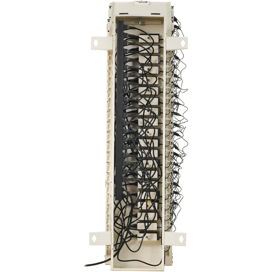Station de charge secteur pour 16 appareils Tripp Lite par Eaton pour Chromebooks - Cadre ouvert, blanc CST16AC