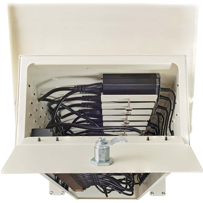 Station de charge secteur pour 16 appareils Tripp Lite par Eaton pour Chromebooks - Cadre ouvert, blanc CST16AC