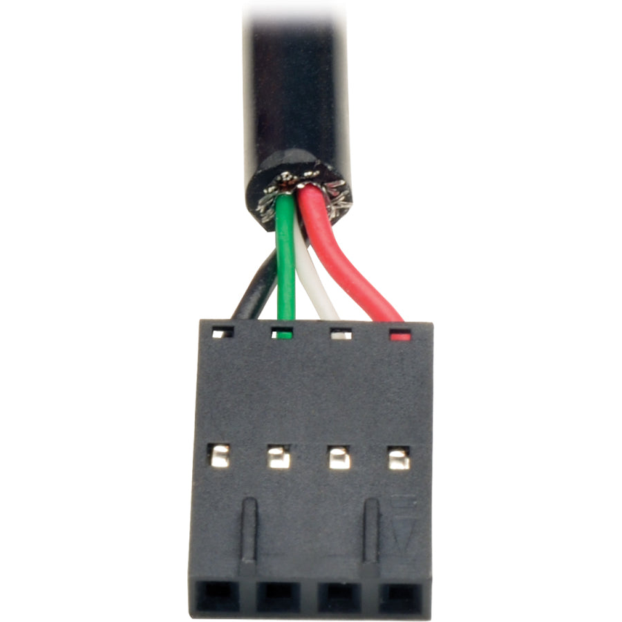 Câble d'en-tête IDC 4 broches USB 2.0 A femelle vers carte mère USB Tripp Lite par Eaton 6" U024-06N-IDC