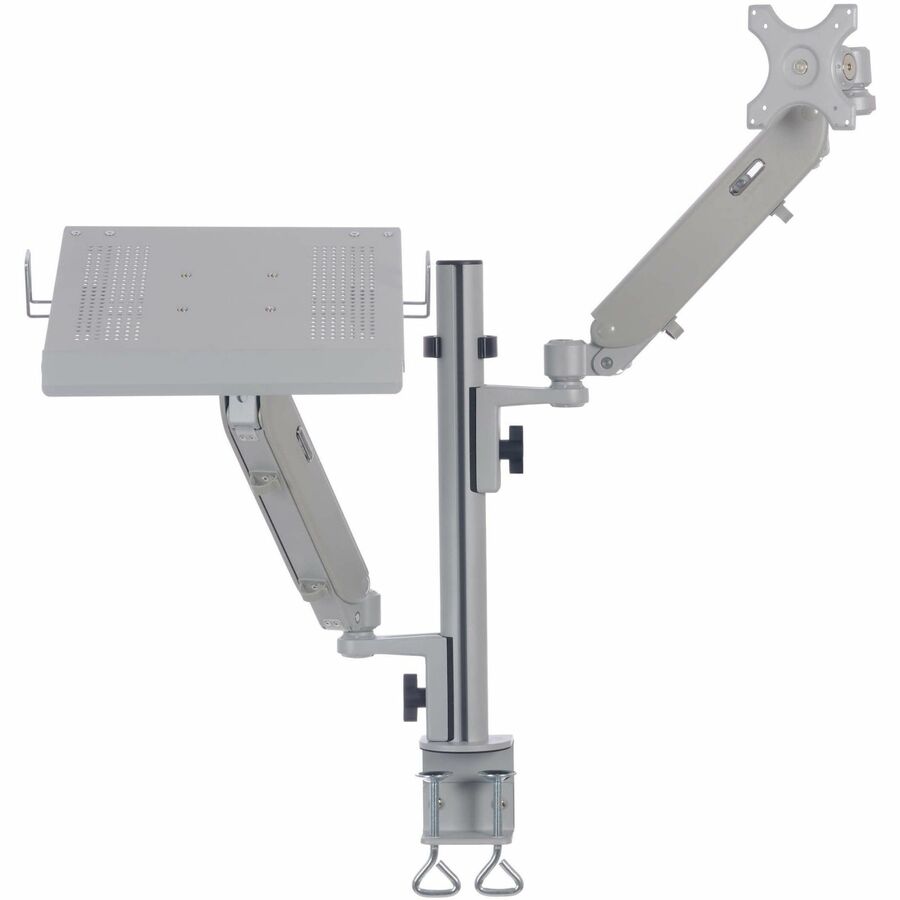 Support de serrage Tripp Lite by Eaton DDR1732NBMTAA pour ordinateur portable, moniteur, écran plat, HDTV - Argent - Conforme TAA DDR1732NBMTAA