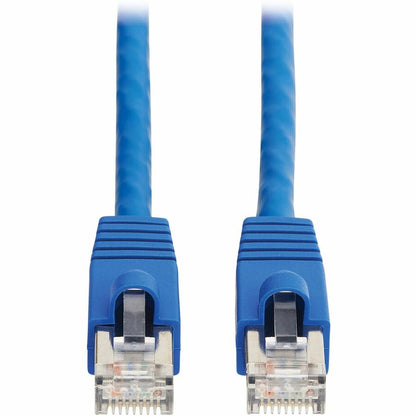 Câble Ethernet SSTP Cat8 40G sans accroc Tripp Lite par Eaton (RJ45 M/M), PoE, bleu, 4,6 m (15 pi) N272-F15-BL