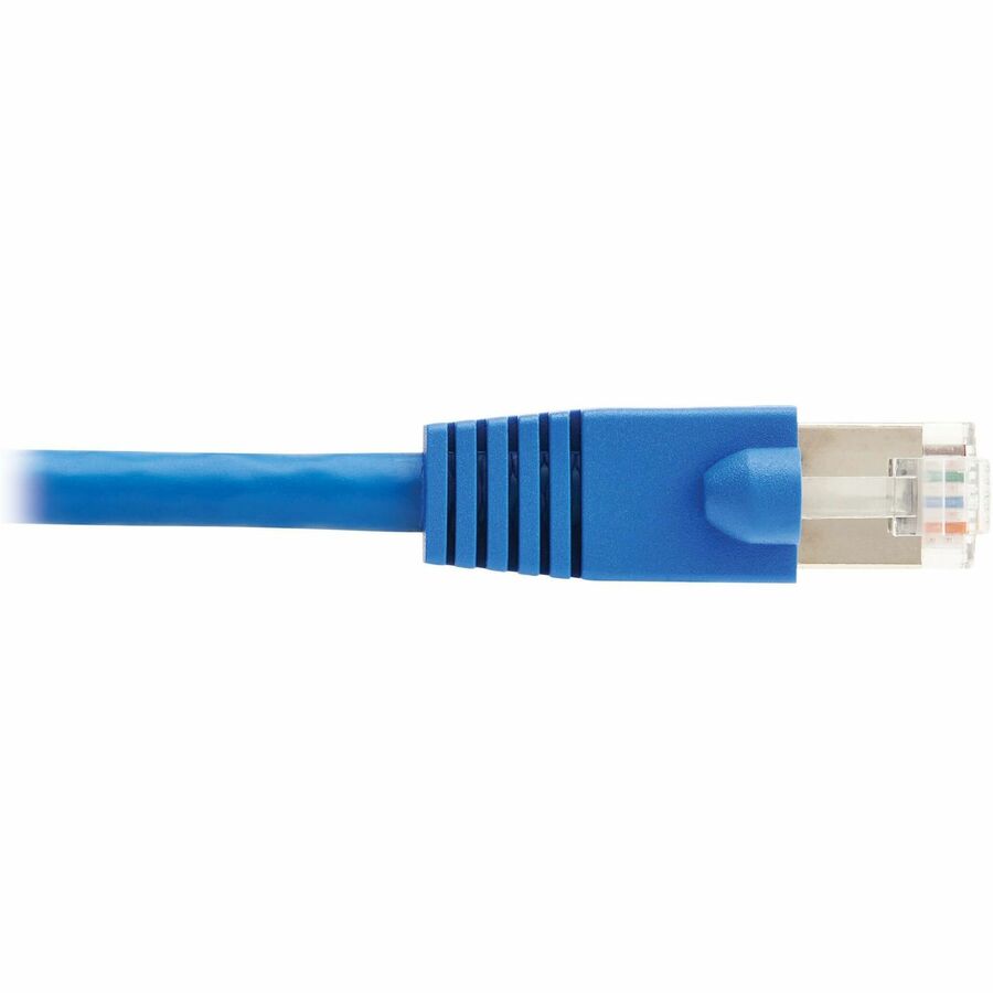 Câble Ethernet SSTP Cat8 40G sans accroc Tripp Lite par Eaton (RJ45 M/M), PoE, bleu, 4,6 m (15 pi) N272-F15-BL