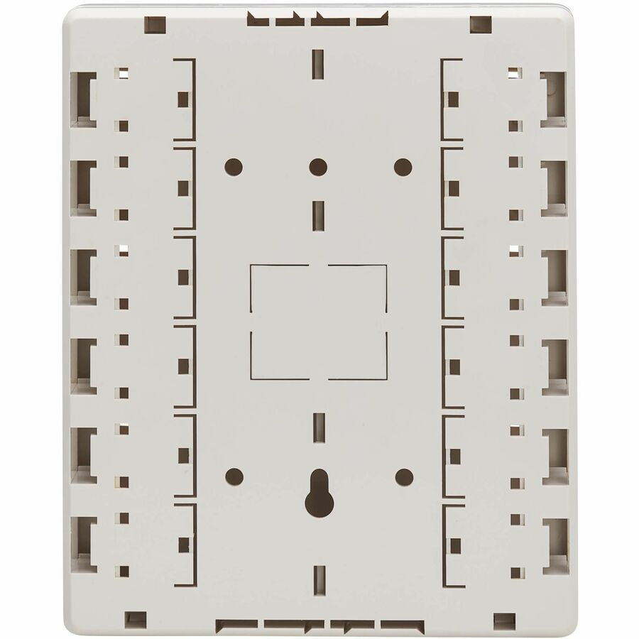 Boîtier de montage en surface Tripp Lite par Eaton pour prises Keystone - 12 ports, blanc N082-012-WH