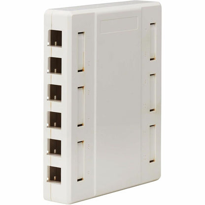 Boîtier de montage en surface Tripp Lite par Eaton pour prises Keystone - 12 ports, blanc N082-012-WH