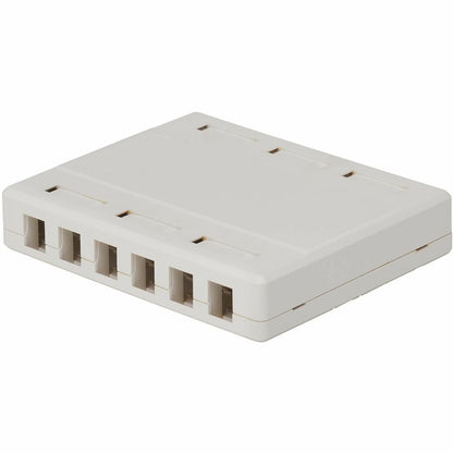 Boîtier de montage en surface Tripp Lite par Eaton pour prises Keystone - 12 ports, blanc N082-012-WH