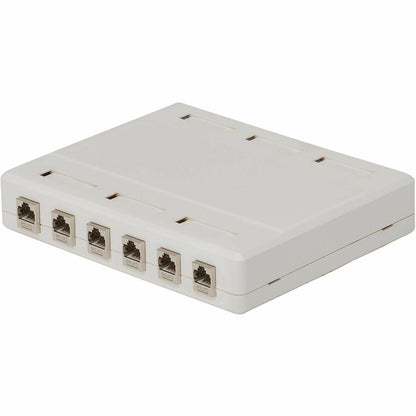 Boîtier de montage en surface Tripp Lite par Eaton pour prises Keystone - 12 ports, blanc N082-012-WH