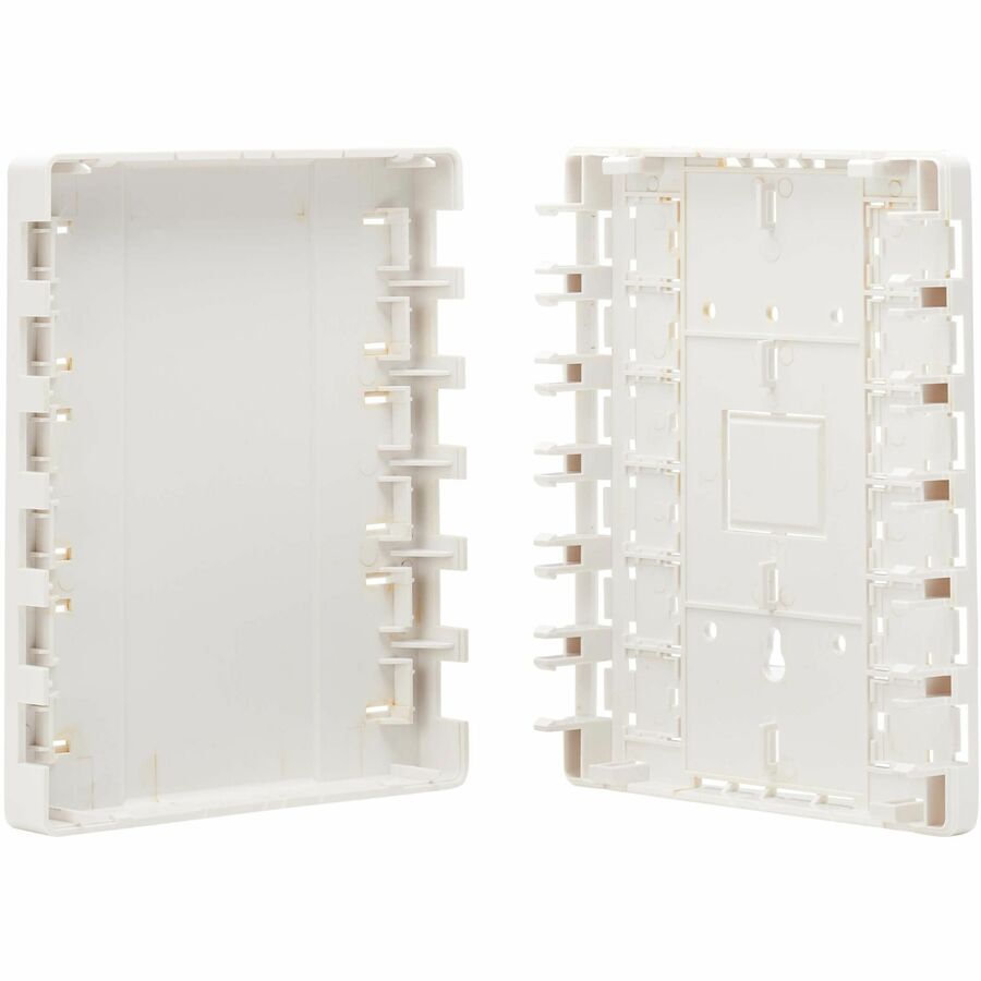 Boîtier de montage en surface Tripp Lite par Eaton pour prises Keystone - 12 ports, blanc N082-012-WH