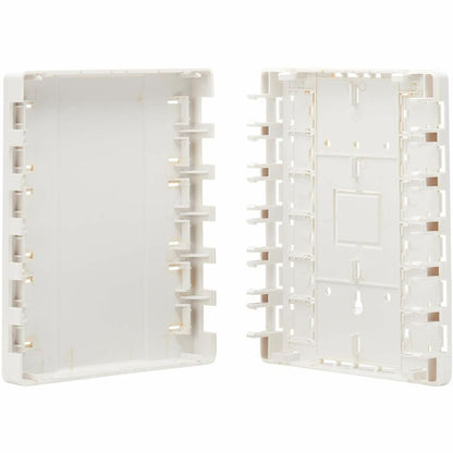 Boîtier de montage en surface Tripp Lite par Eaton pour prises Keystone - 12 ports, blanc N082-012-WH