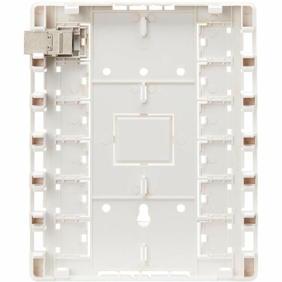 Boîtier de montage en surface Tripp Lite par Eaton pour prises Keystone - 12 ports, blanc N082-012-WH
