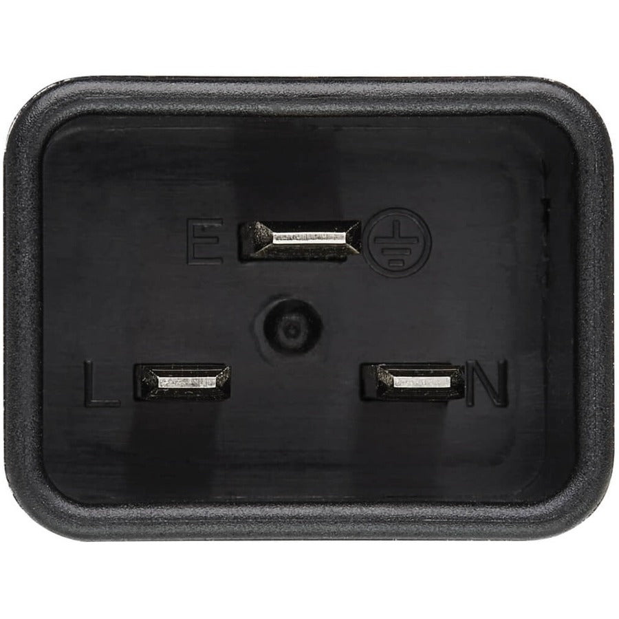 Câble répartiteur en Y pour cordon d'alimentation Tripp Lite de 2 pieds C20 vers 2xC13, robuste, 15 A, 14 AWG, 2 pi, P032-002-2C13