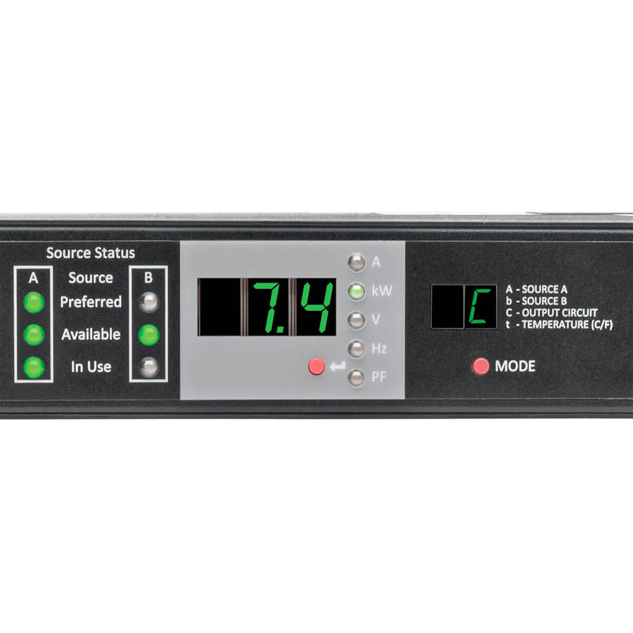 Tripp Lite par Eaton PDUMNH32HVAT 7,4 kW monophasé 230 V ATS/PDU surveillé PDUMNH32HVAT