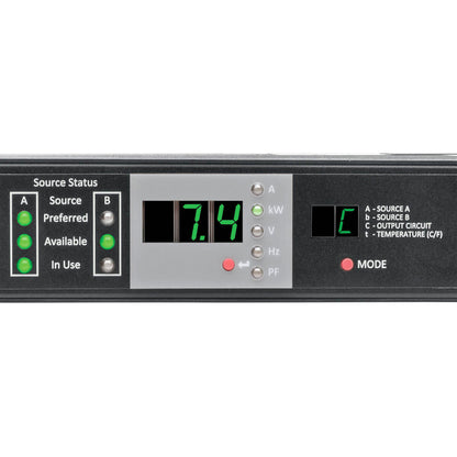 Tripp Lite par Eaton PDUMNH32HVAT 7,4 kW monophasé 230 V ATS/PDU surveillé PDUMNH32HVAT