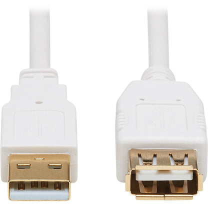 Câble d'extension antibactérien Tripp Lite Safe-IT USB-A (M/F), USB 2.0, blanc, 3 pi. U024AB-003-WH