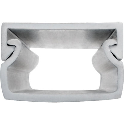 Chemin de câbles 2 pièces Tripp Lite par Eaton avec base et capuchon, paquet de 20, blanc, 2 m N080-D25-2M-WH