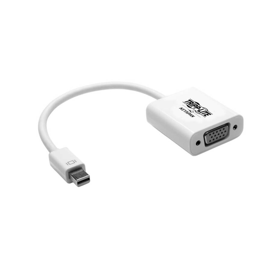 Adaptateur Mini DisplayPort vers VGA Tripp Lite 6 pouces Convertisseur actif mDP vers VGA M/F DPort 1.2 6" P137-06N-VGA-V2