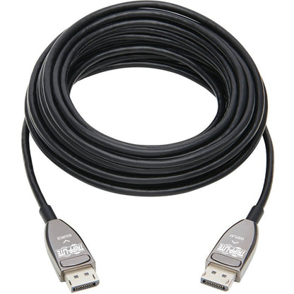 Câble optique actif à fibre optique DisplayPort Tripp Lite by Eaton P580F3-20M-8K6, M/M, noir, 20 m (65 pi) P580F3-20M-8K6