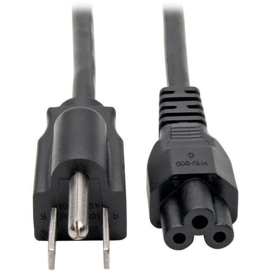 Câble d'alimentation pour ordinateur portable/notebook Tripp Lite 10 pieds 5-15P vers C5 10A 18AWG 10' P013-010